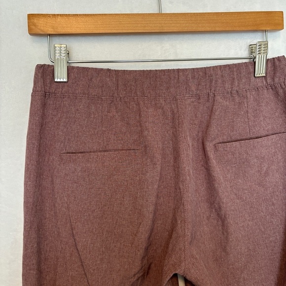 Albion Womens Brick Red Jet Set Pull On Casual Joggers Ankle Zips Size XS - Picture 5 of 9